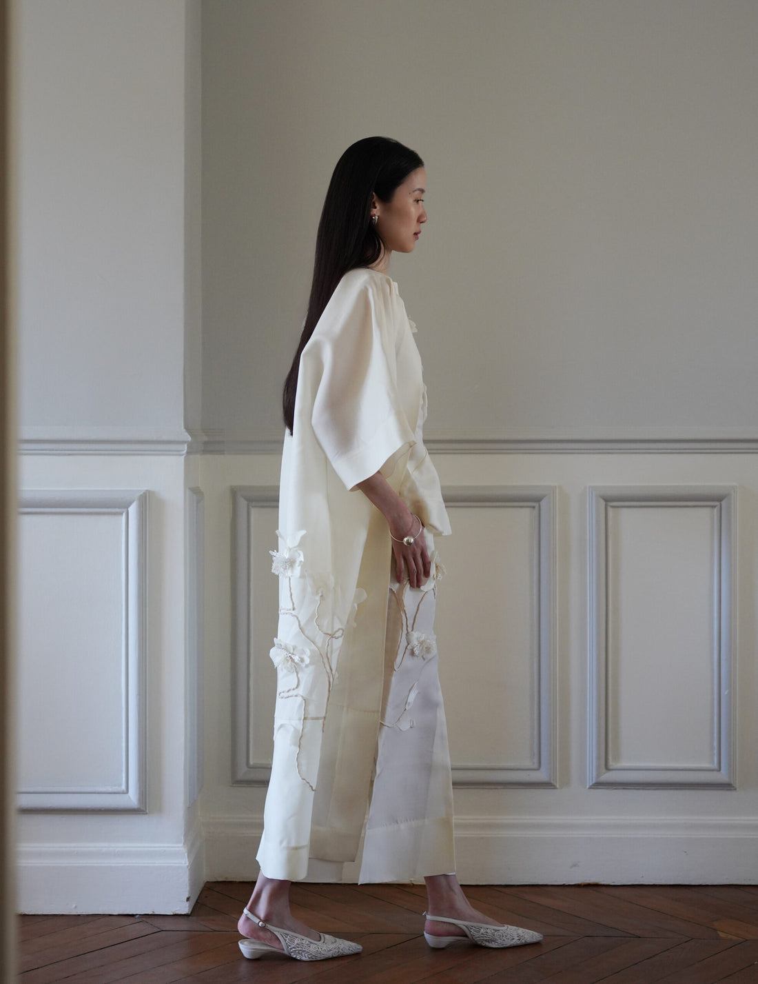 Mark Kenly Domino Tan | Atelier Cova Coat・Ivory