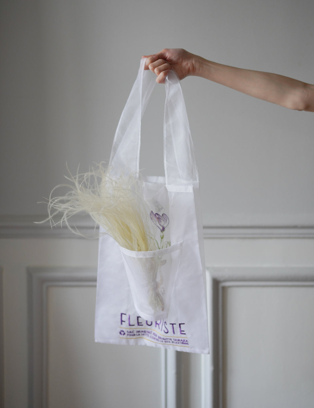 Brigitte Tanaka | Florist Bulb Embroidered Organza Bag