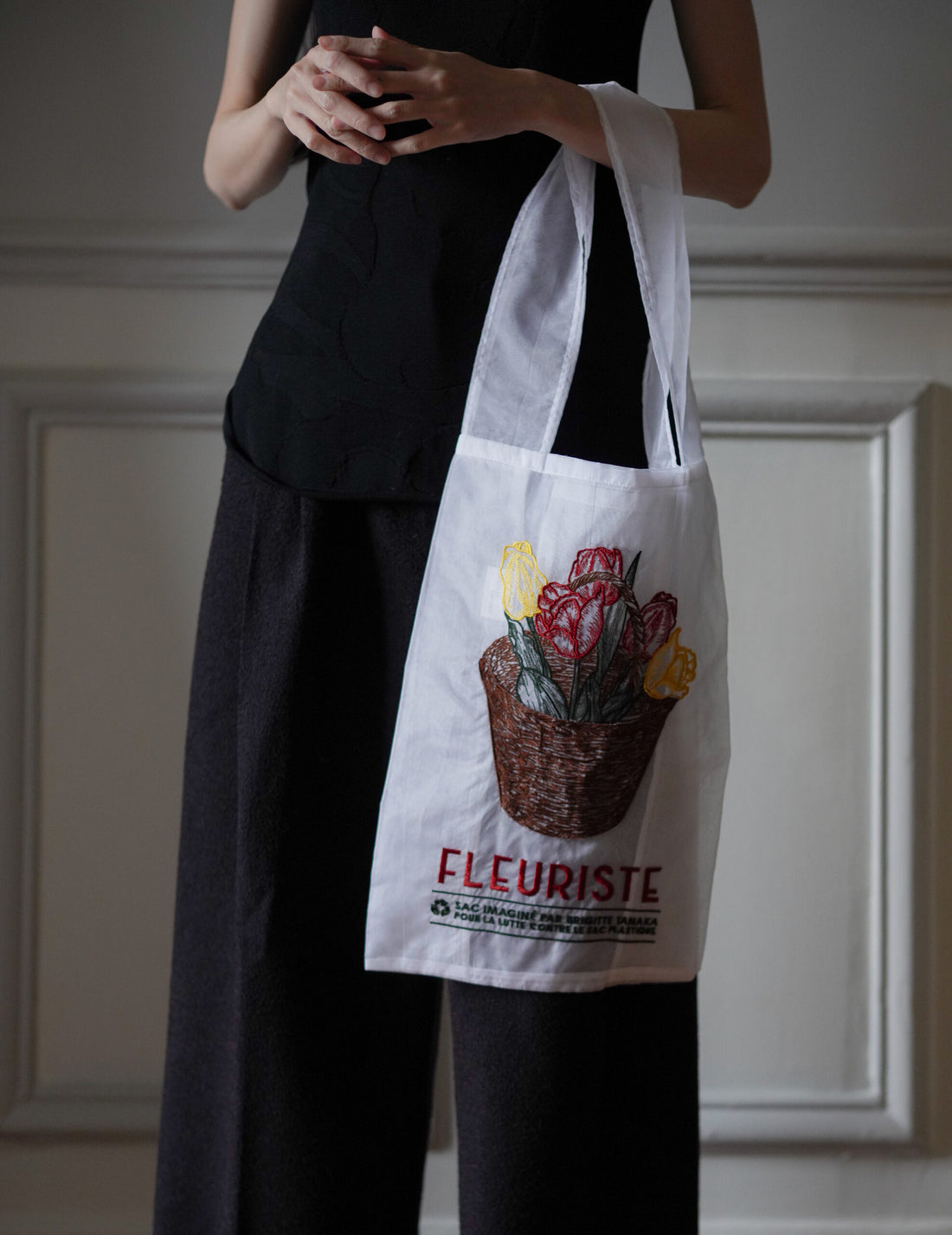 Brigitte Tanaka | Florist Basket Embroidered Organza Bag