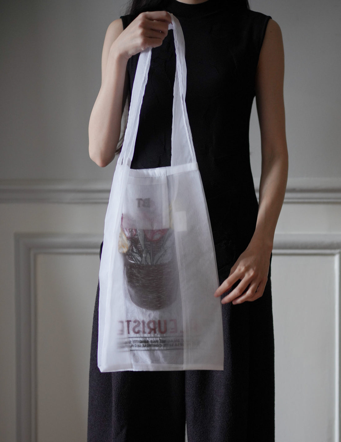 Brigitte Tanaka | Florist Basket Embroidered Organza Bag
