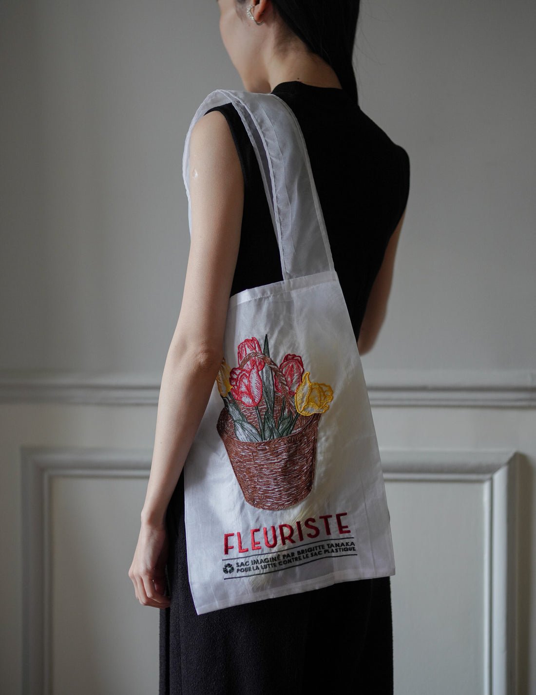 Brigitte Tanaka | Florist Basket Embroidered Organza Bag