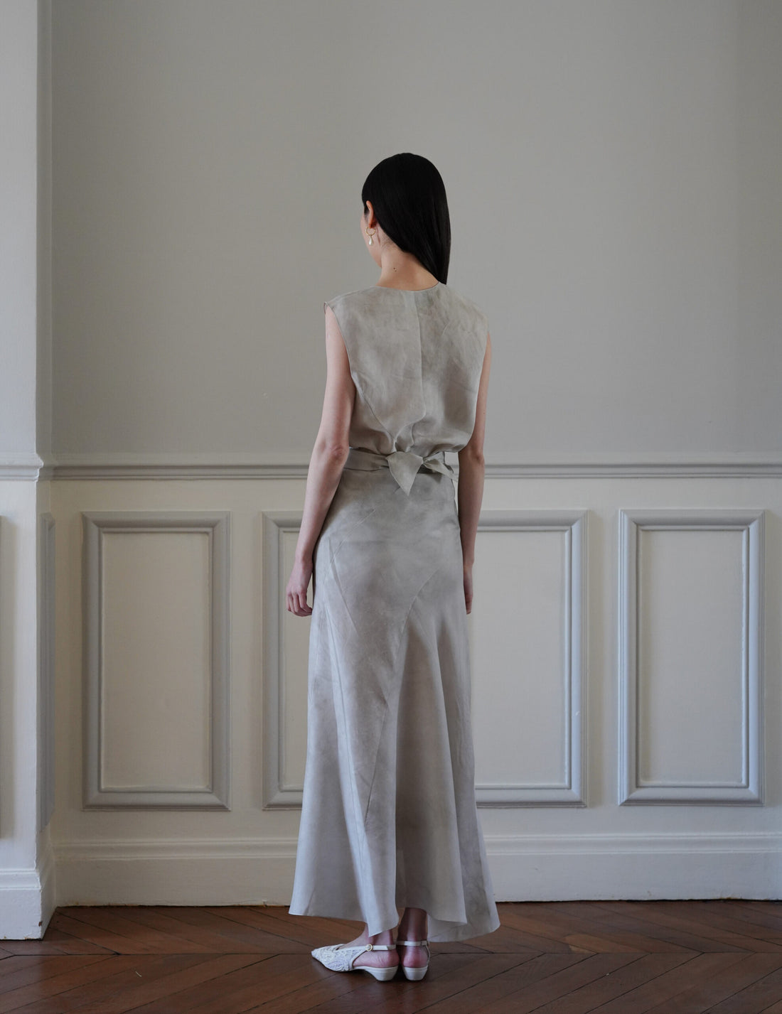 CORTANA | Dali Wrap Skirt・Fade Ash