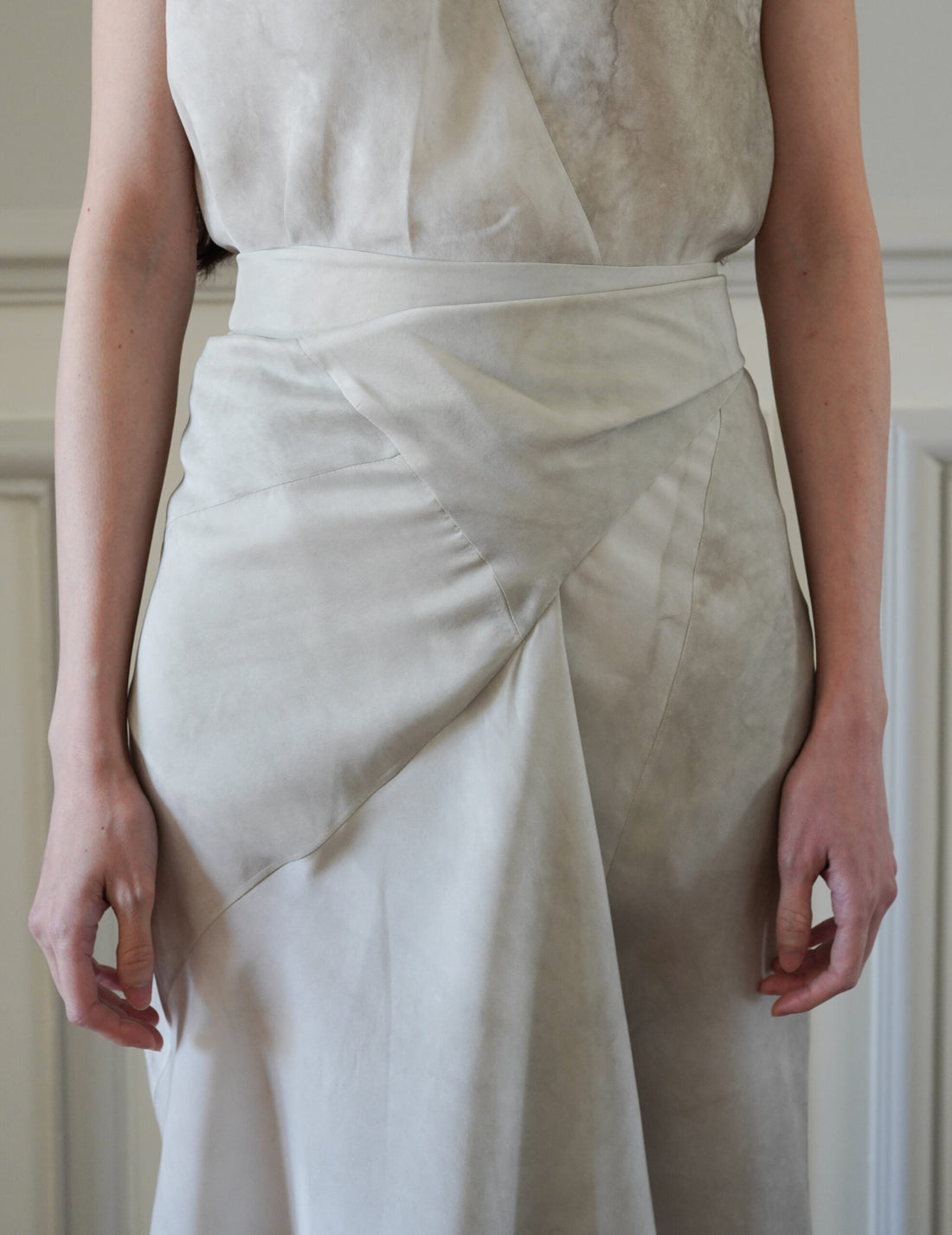 CORTANA | Dali Wrap Skirt・Fade Ash