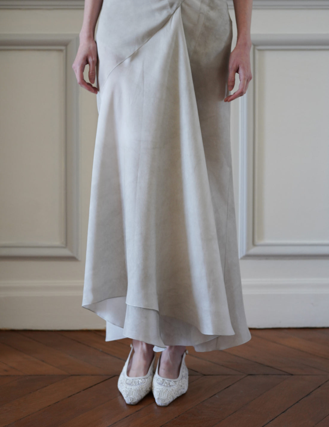 CORTANA | Dali Wrap Skirt・Fade Ash