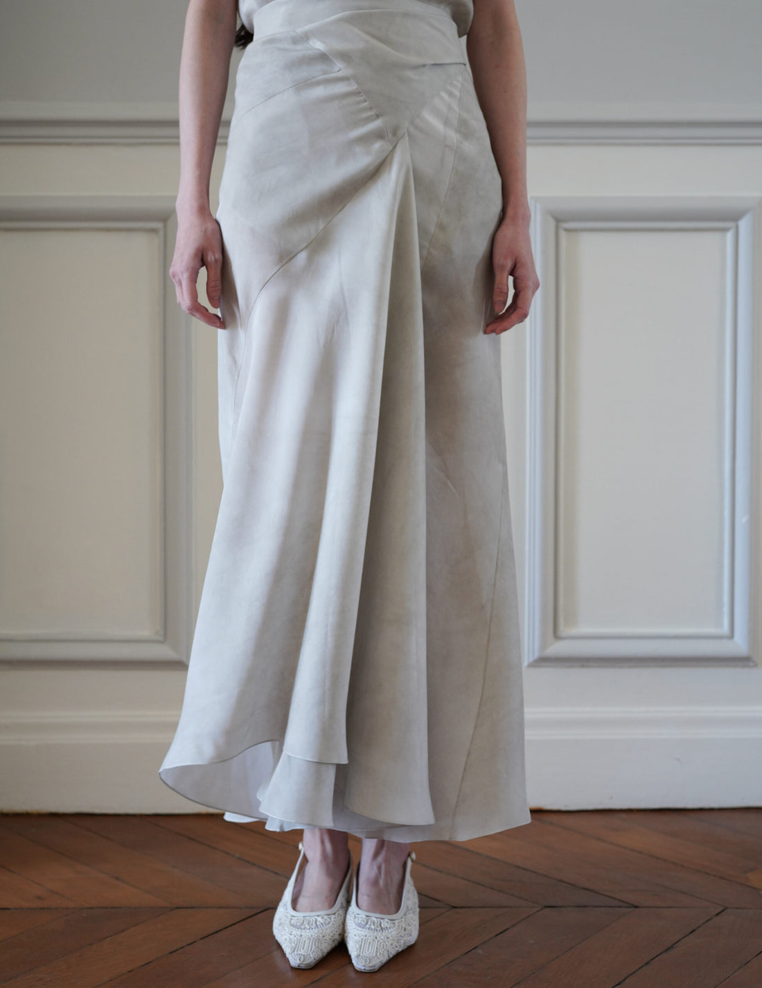 CORTANA | Dali Wrap Skirt・Fade Ash