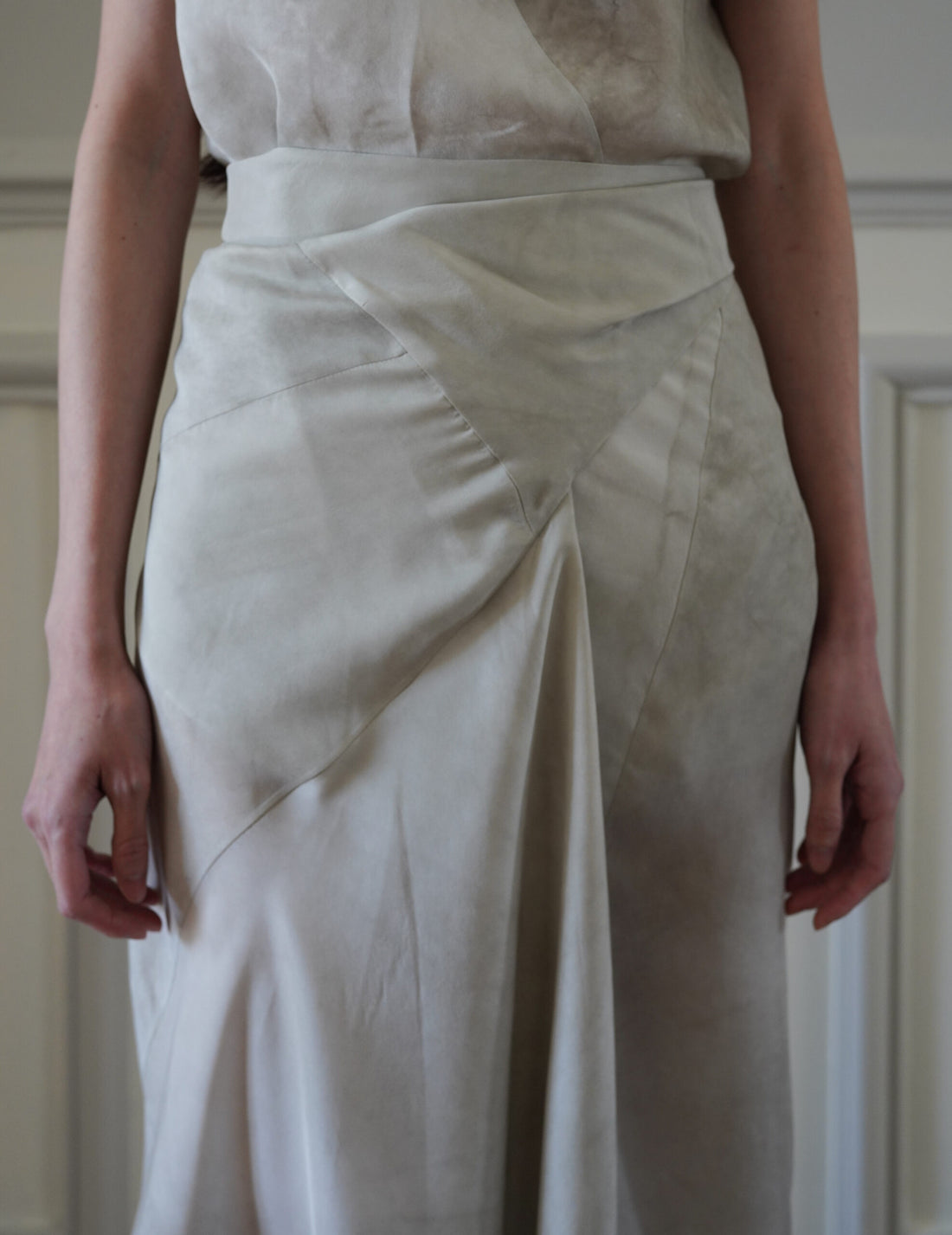 CORTANA | Dali Wrap Skirt・Fade Ash