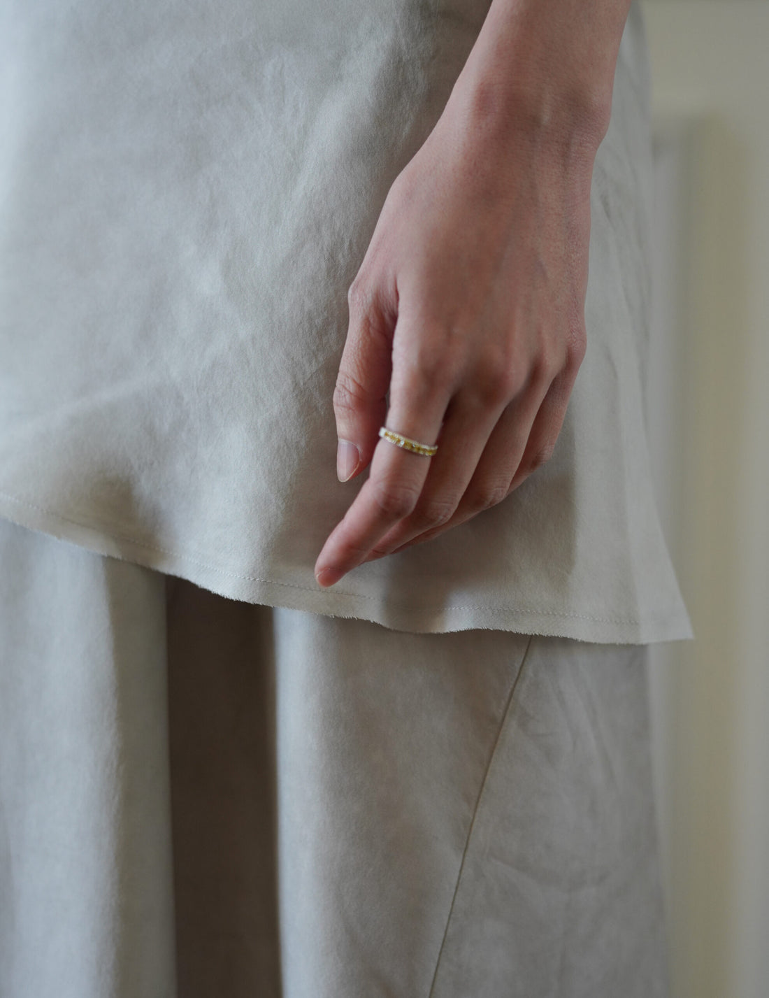 CORTANA | Dali Silk Top・Fade Ash