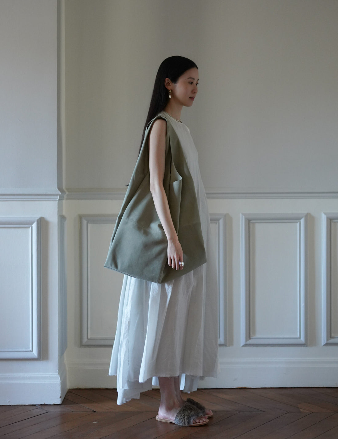 CORTANA | U Bag XL Suede・Aqua