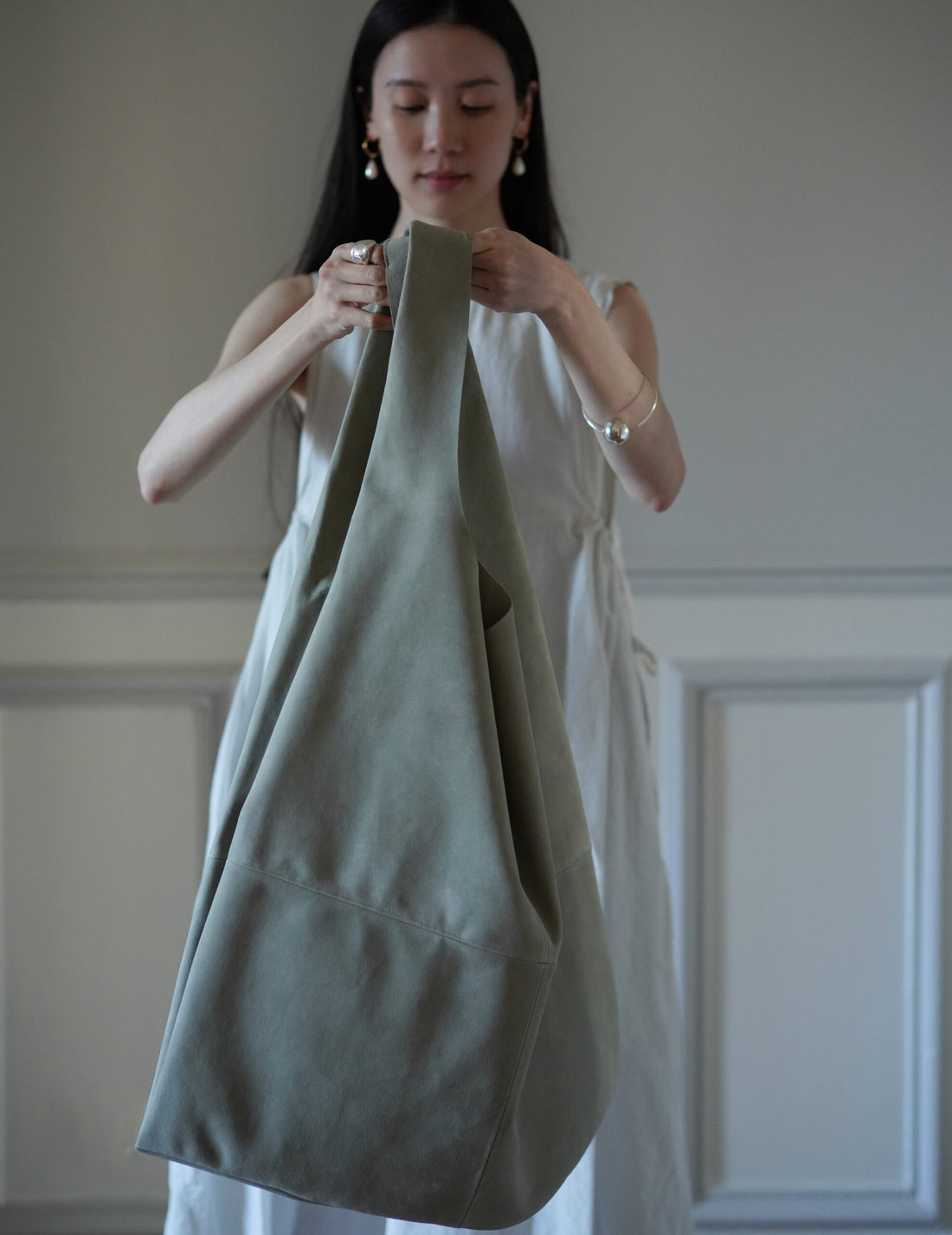 CORTANA | U Bag XL Suede・Aqua