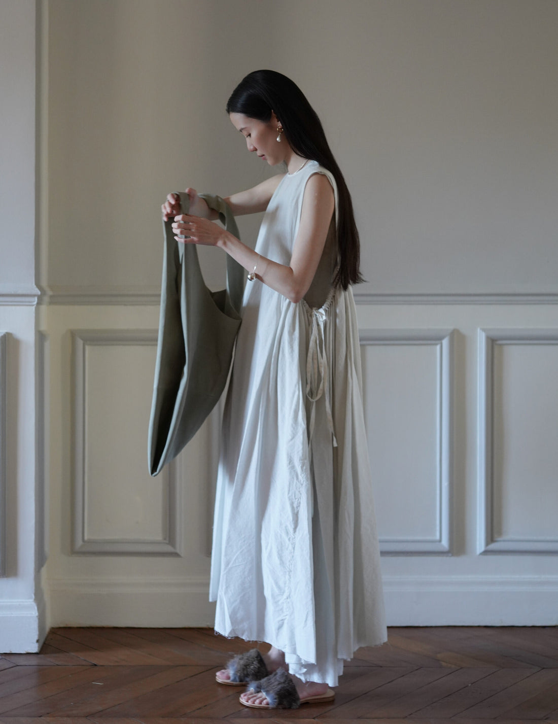 CORTANA | U Bag XL Suede・Aqua