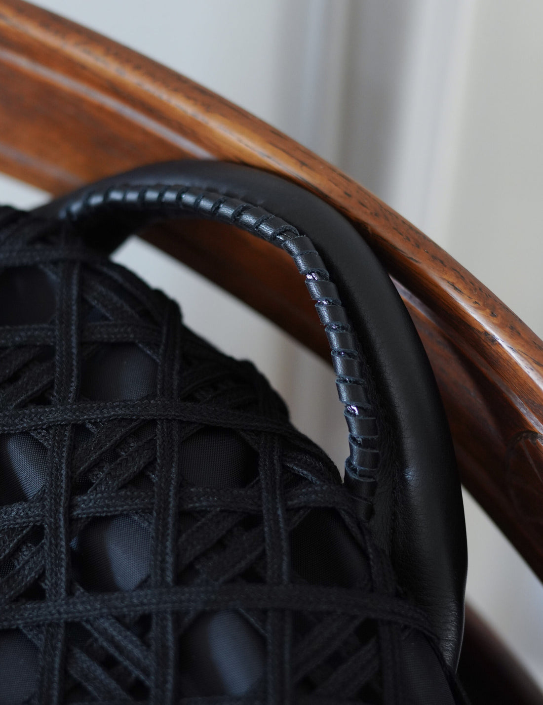 Mame Kurogouchi | Cording Embroidery Backpack - Black