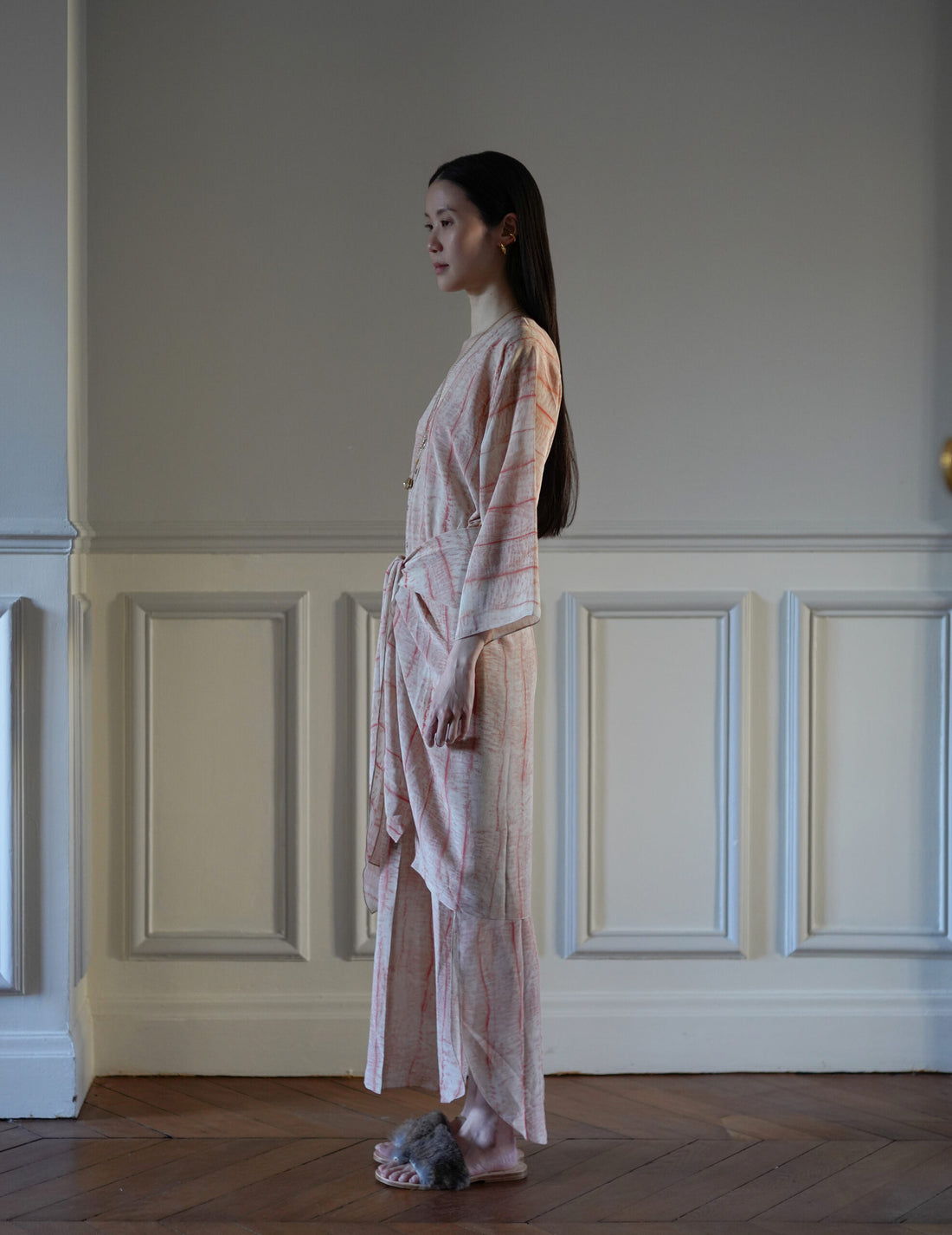 CORTANA | Antibes irony print silk dress