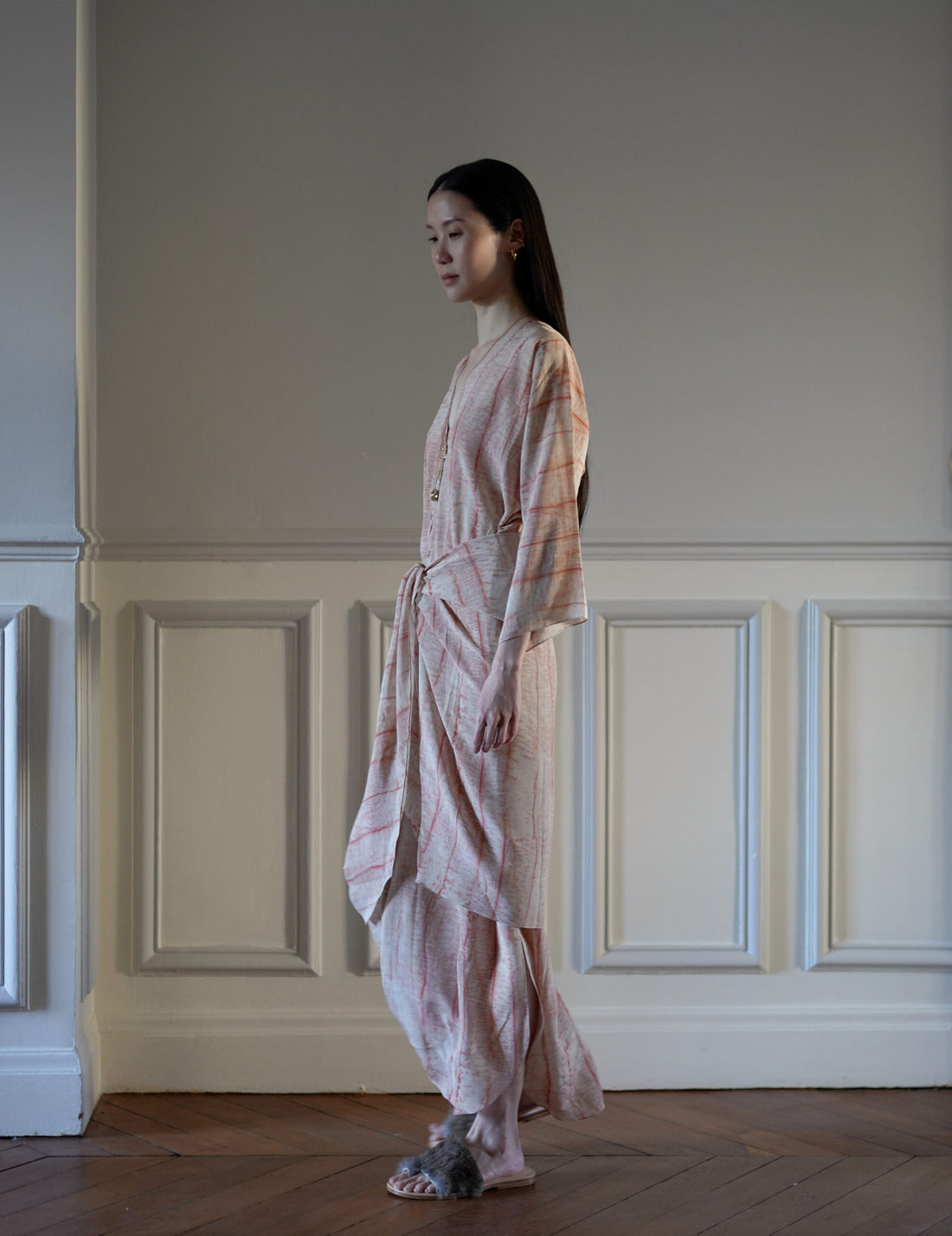 CORTANA | Antibes irony print silk dress