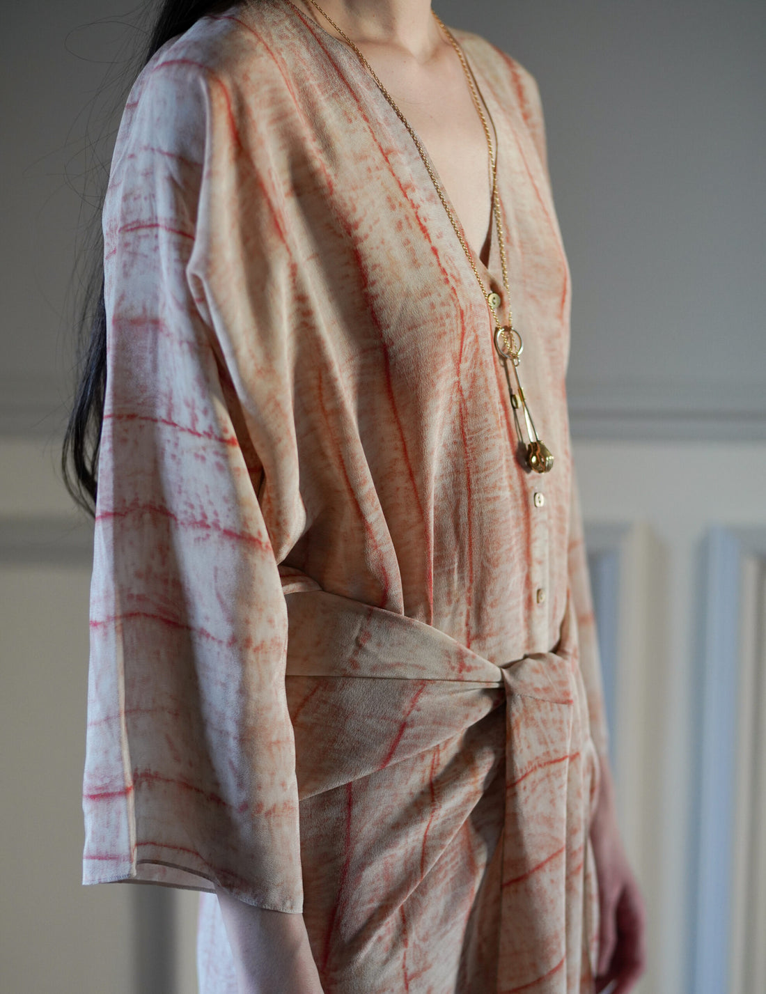 CORTANA | Antibes irony print silk dress