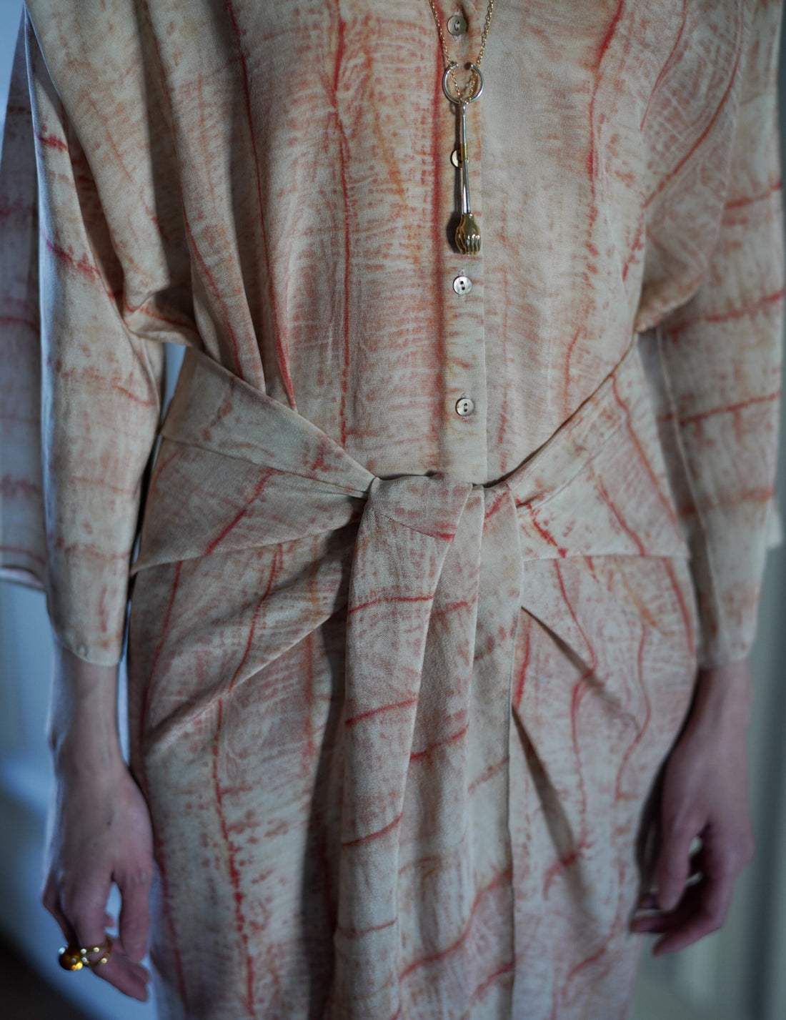 CORTANA | Antibes irony print silk dress