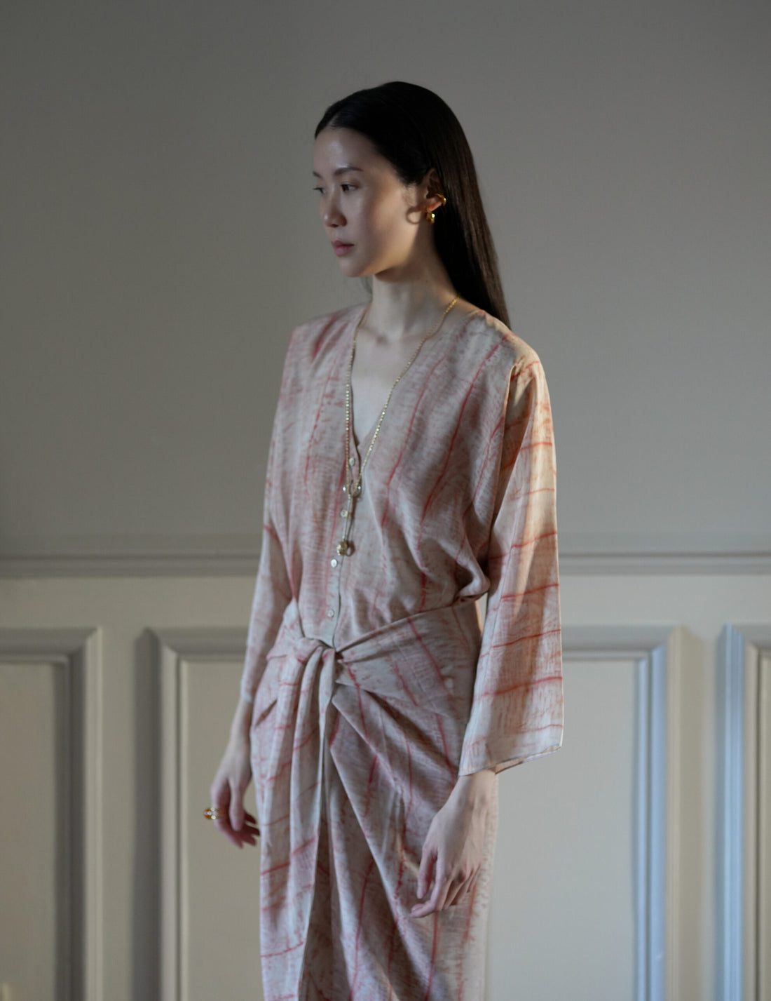 CORTANA | Antibes irony print silk dress