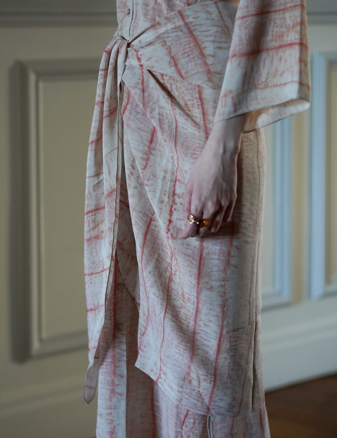 CORTANA | Antibes irony print silk dress