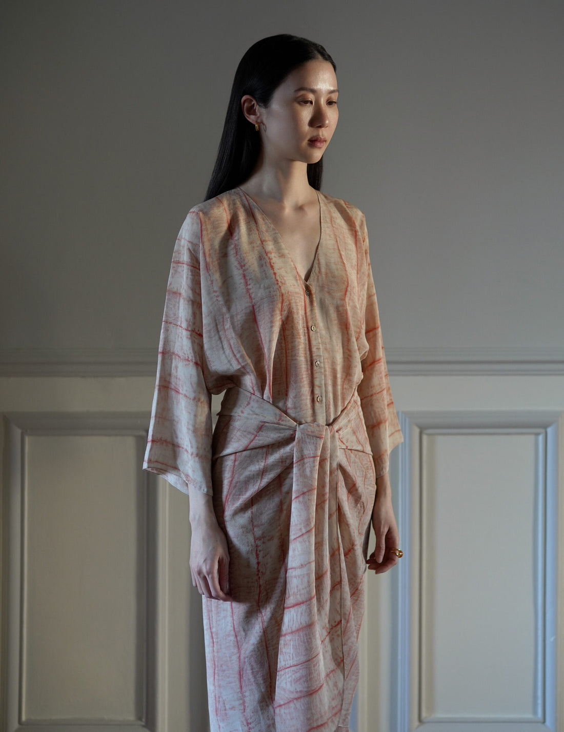 CORTANA | Antibes irony print silk dress