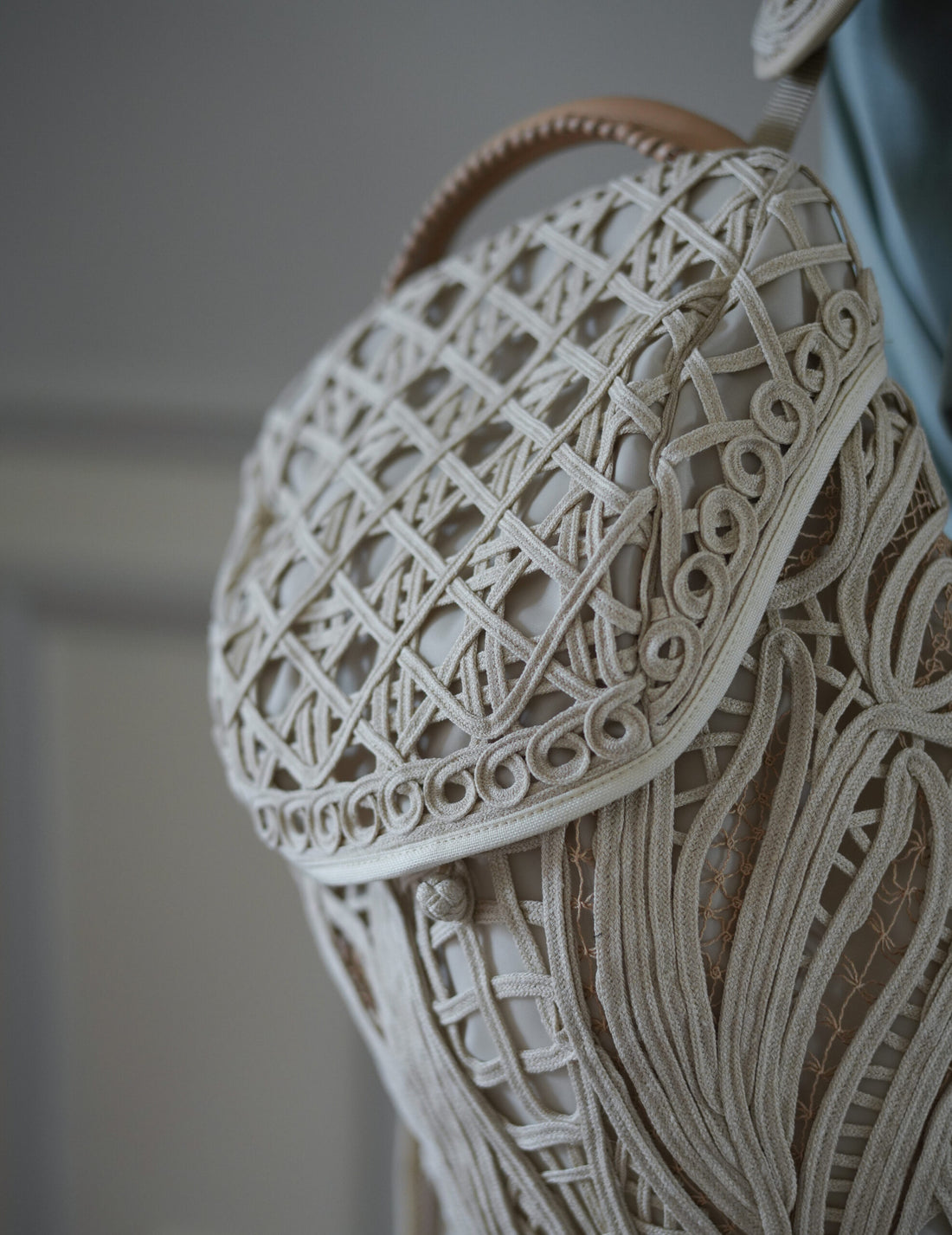 Mame Kurogouchi | Cording Embroidery Backpack - Beige