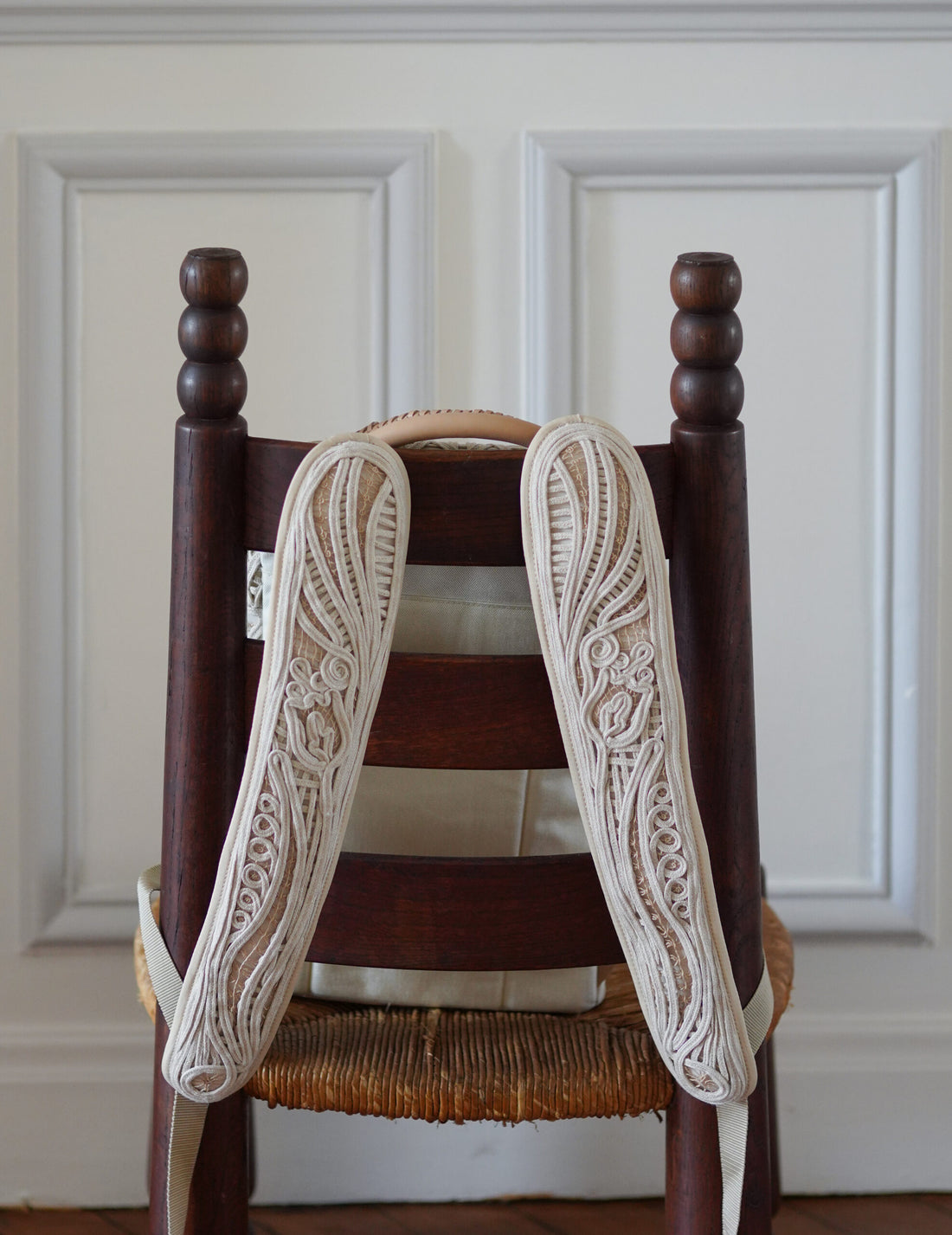 Mame Kurogouchi | Cording Embroidery Backpack - Beige