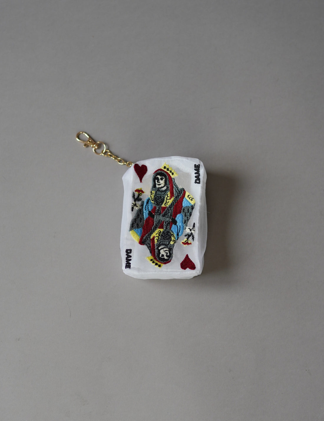 Brigitte Tanaka | Pochette Organza Carte à jouer