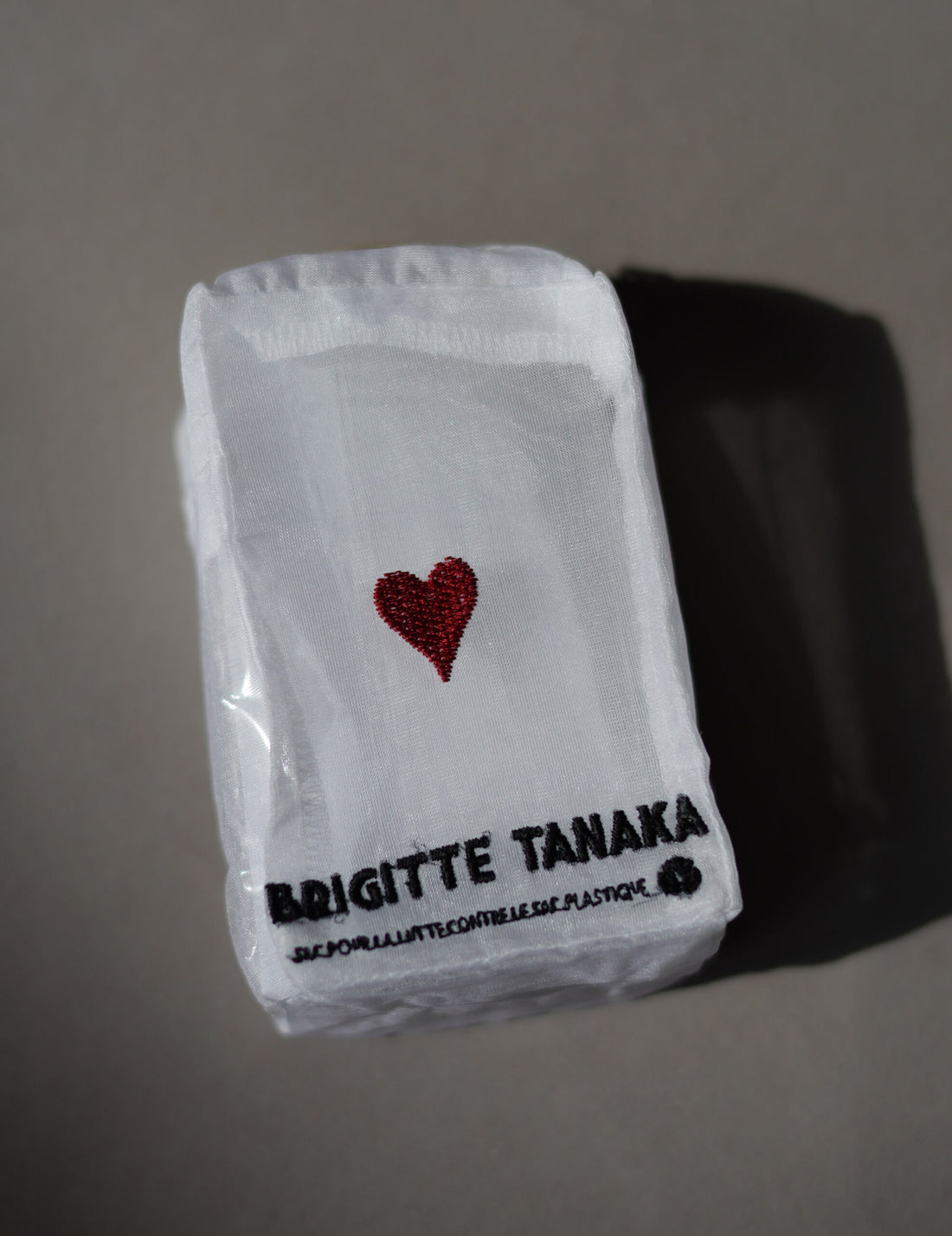 Brigitte Tanaka | Pochette Organza Carte à jouer