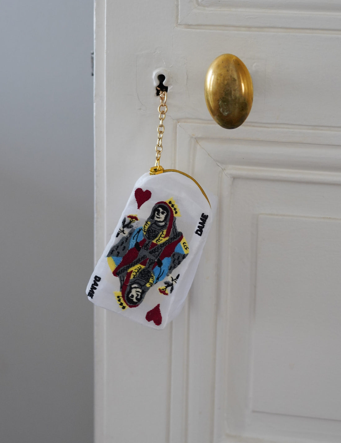 Brigitte Tanaka | Pochette Organza Carte à jouer