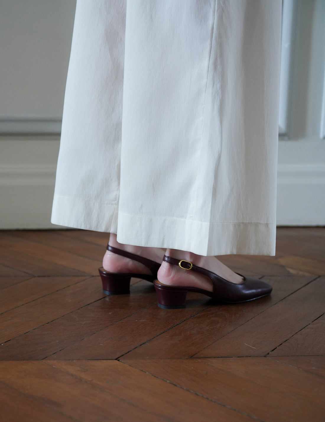 ANNE THOMAS | Anita Slingback Heels・Guiana