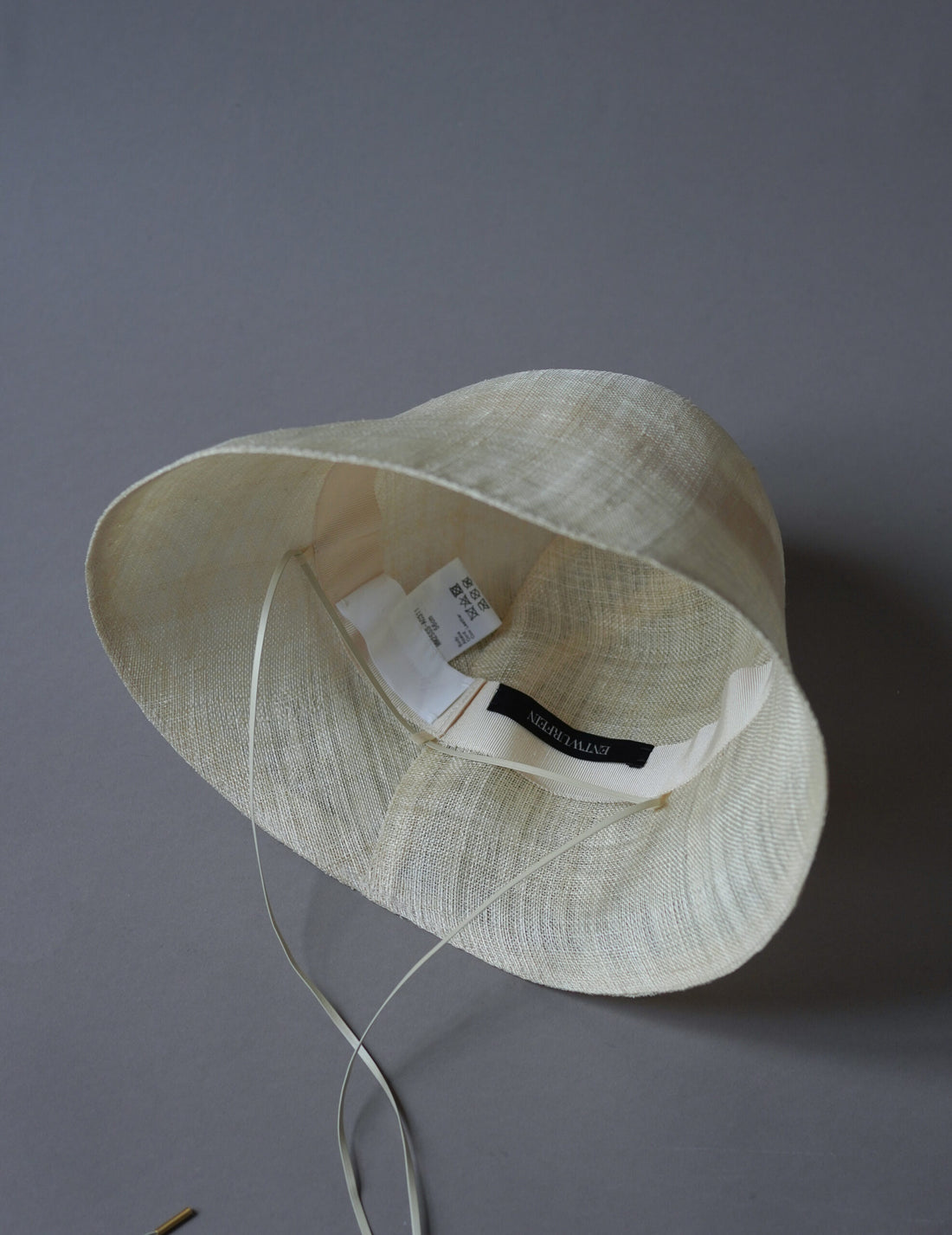 Mame Kurogouchi | Sinamay Crochet Hat - Ecru