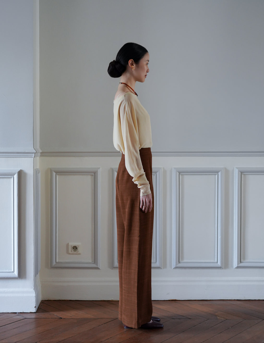 CORTANA | SAGA PANTS-Cinnamon