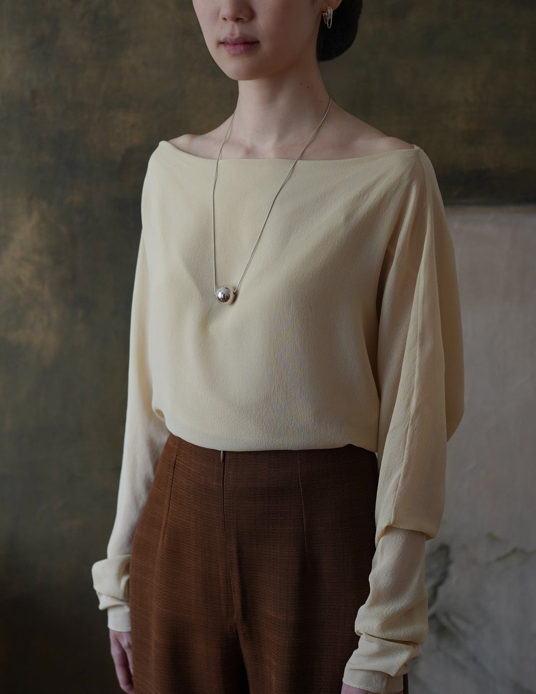 Unité by Adachi Yukari | Silver Sphere Necklace