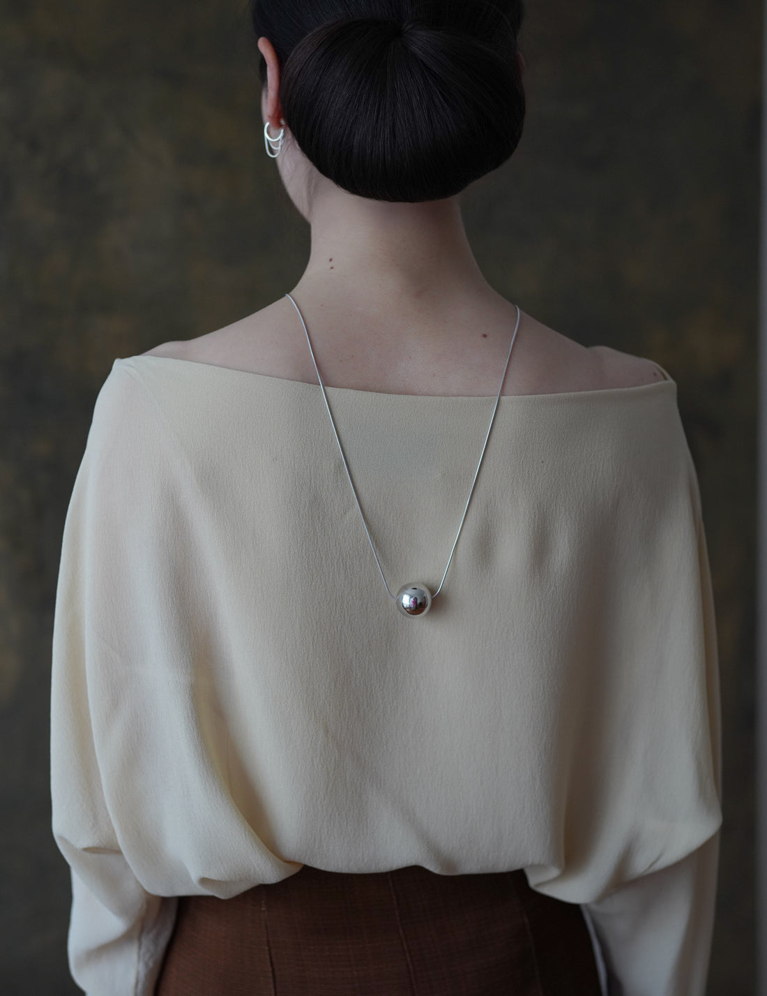 Unité by Adachi Yukari | Silver Sphere Necklace