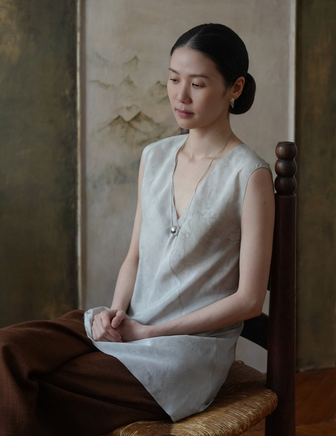 Unité by Adachi Yukari | Silver Sphere Necklace