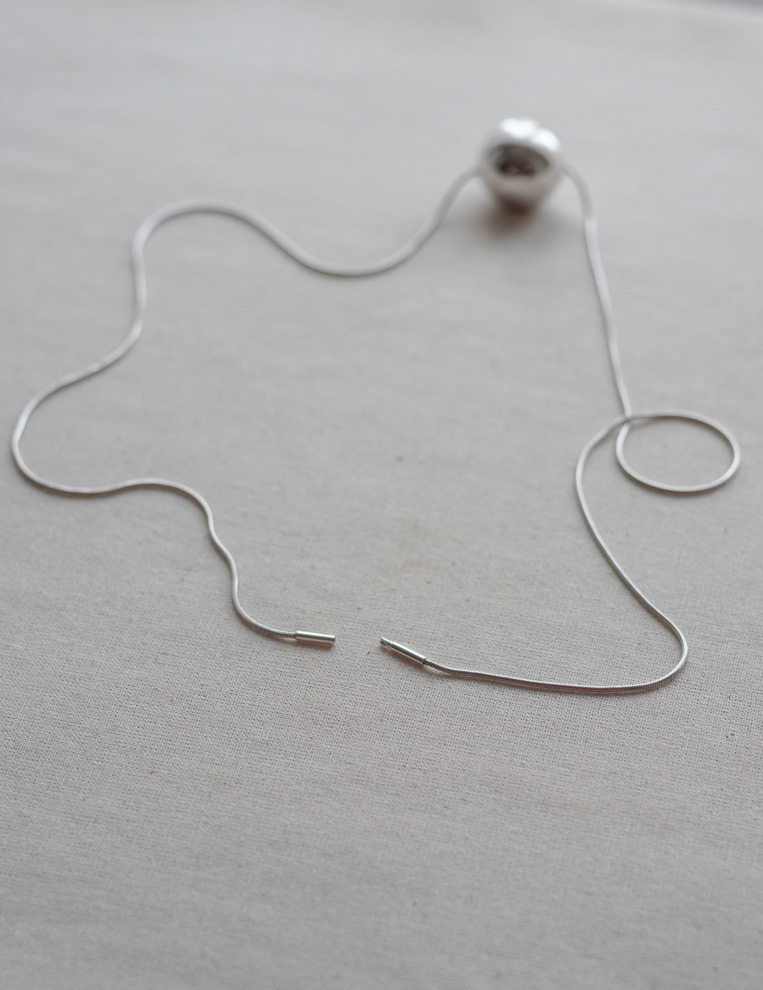 Unité by Adachi Yukari | Silver Sphere Necklace
