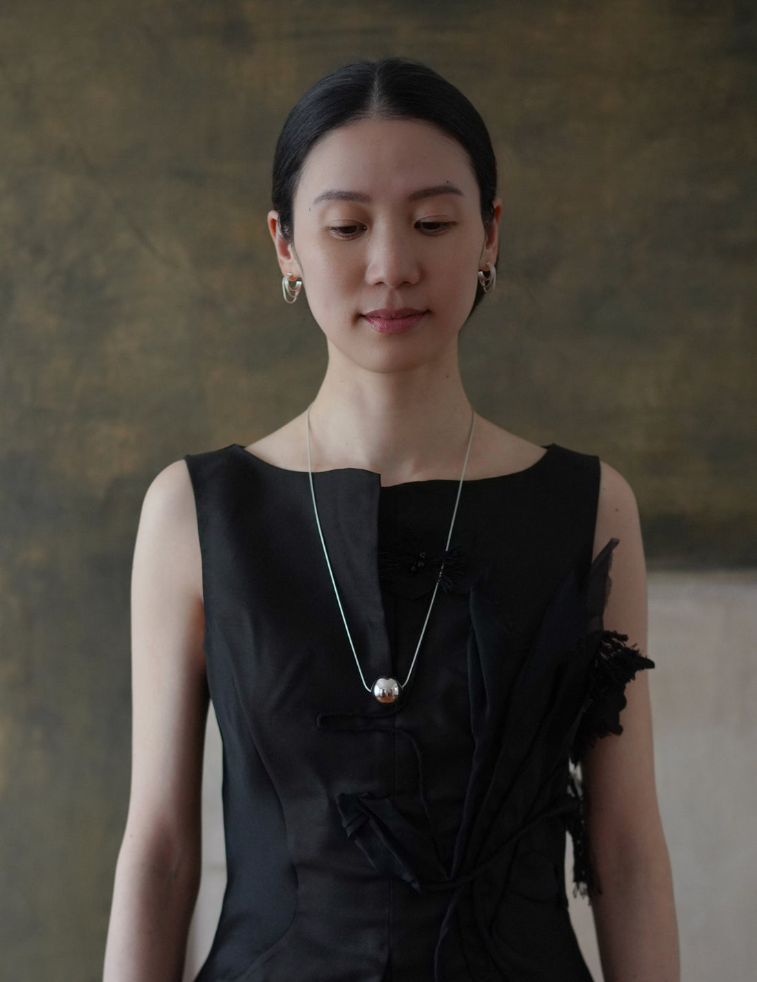 Unité by Adachi Yukari | Silver Sphere Necklace