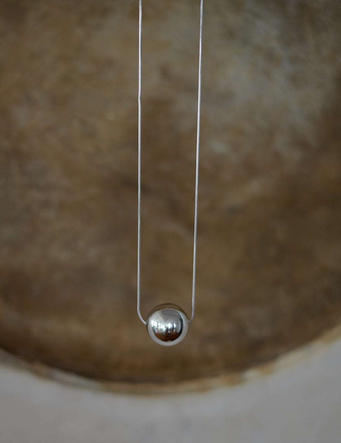 Unité by Adachi Yukari | Silver Sphere Necklace