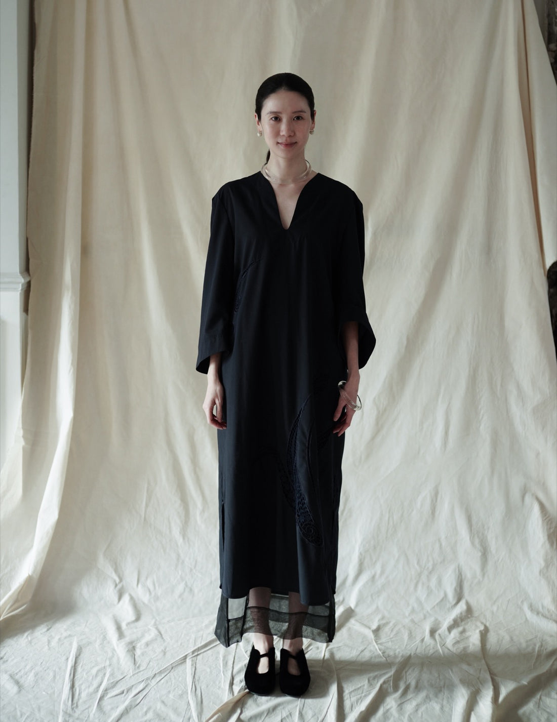 Glassy Tube Bangle・Clear