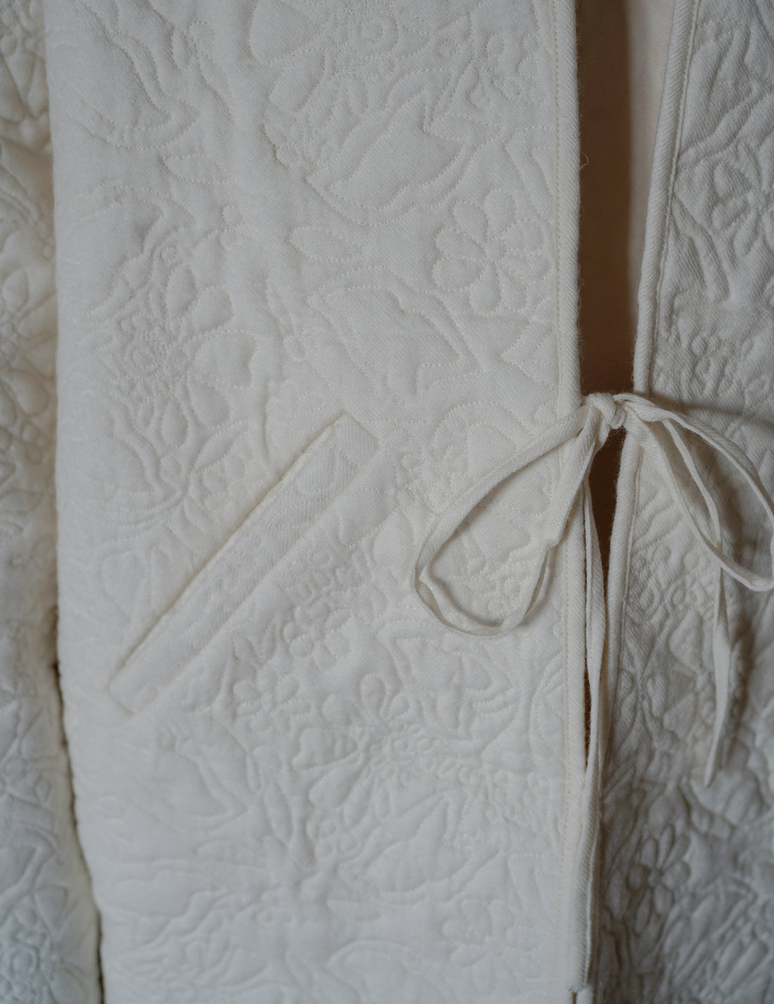 LENA Quilted Wool Jacket ・ Ivory