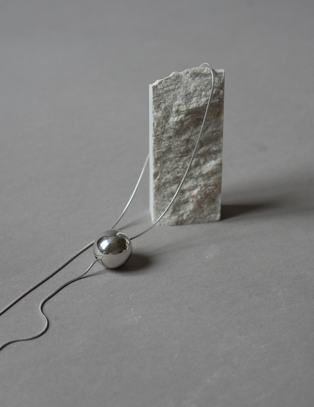 Unité by Adachi Yukari | Silver Sphere Necklace