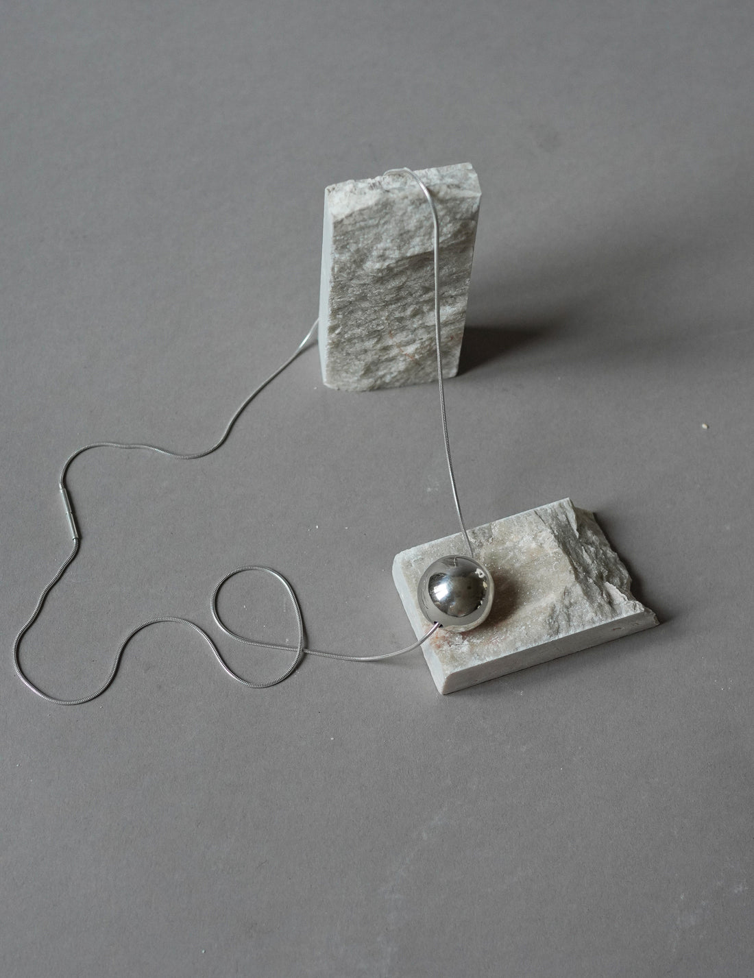 Unité by Adachi Yukari | Silver Sphere Necklace