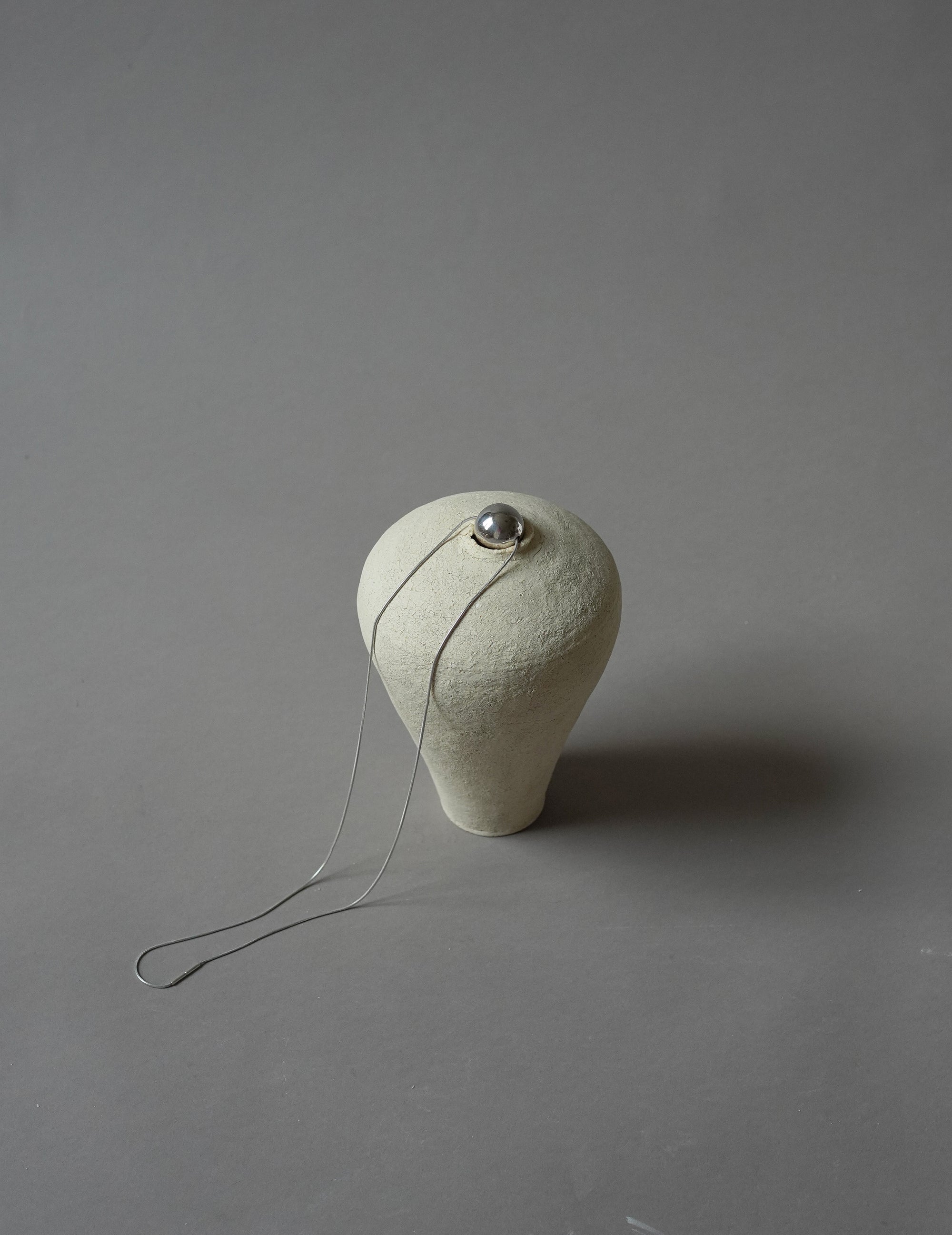 Silver Sphere Necklace