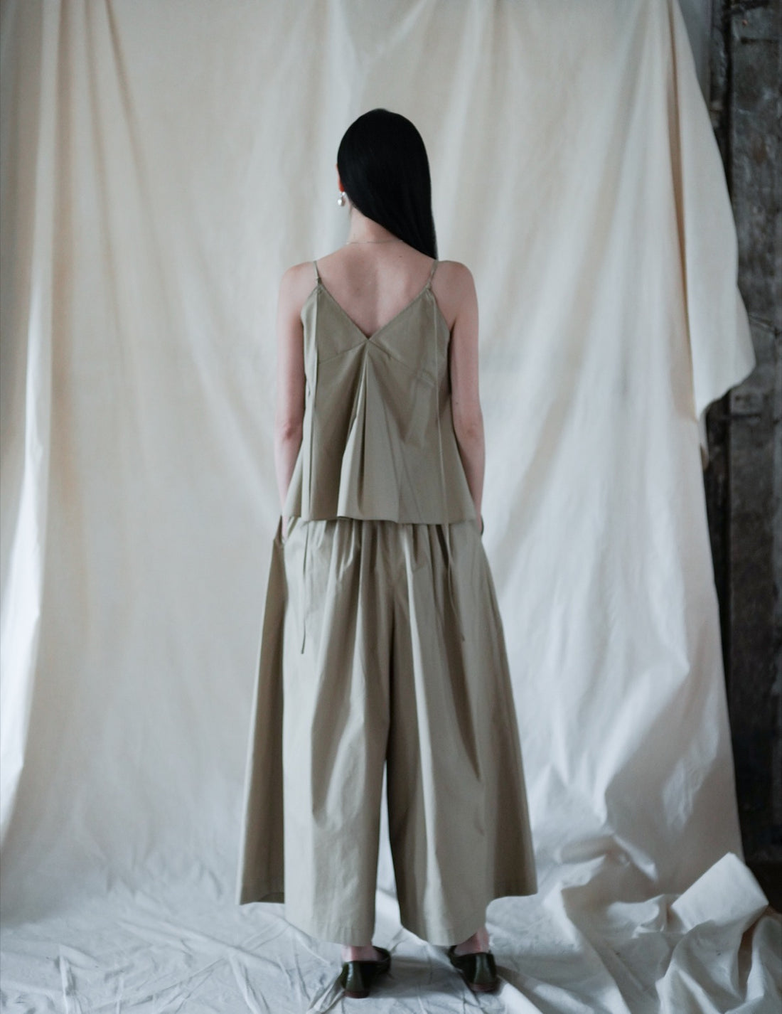 COTTON CULOTTE PANTS・BEIGE