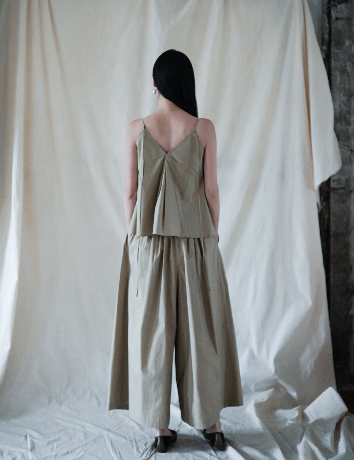 COTTON CULOTTE PANTS・BEIGE