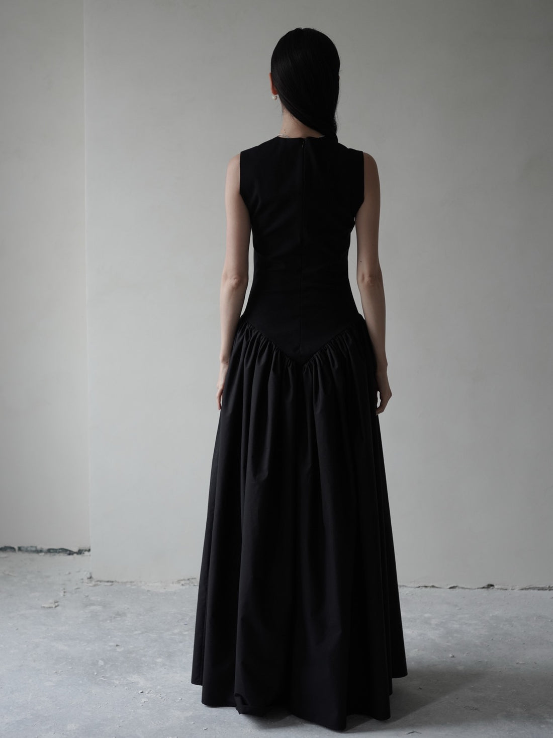 Puffed Dress・Black