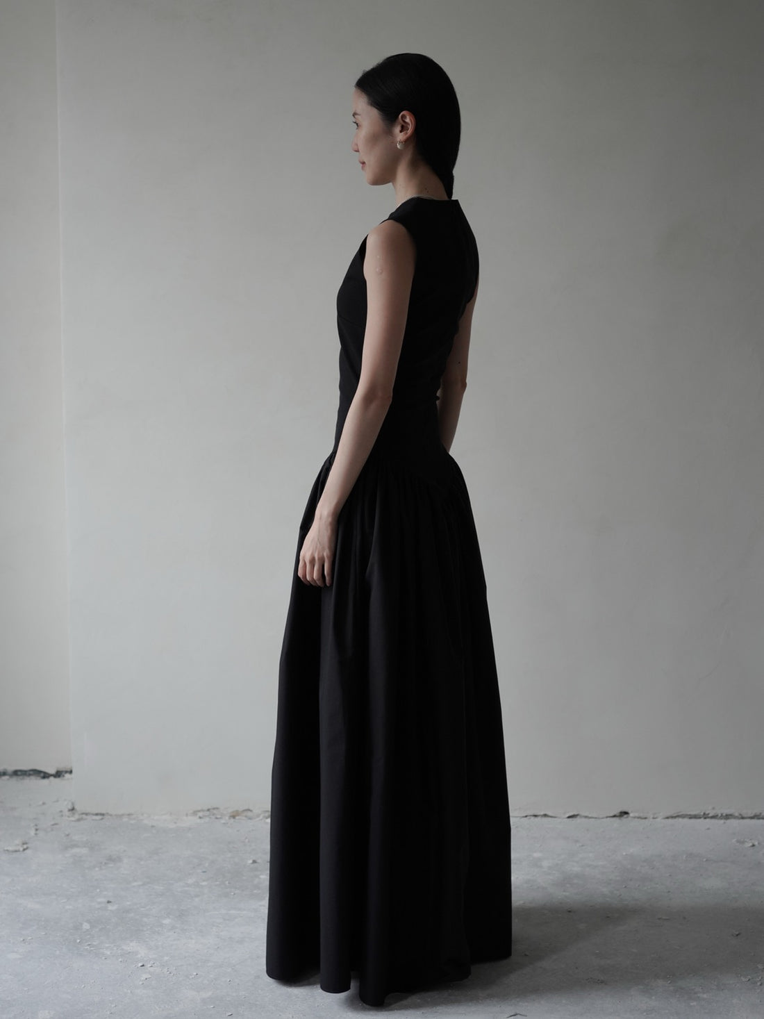 Puffed Dress・Black