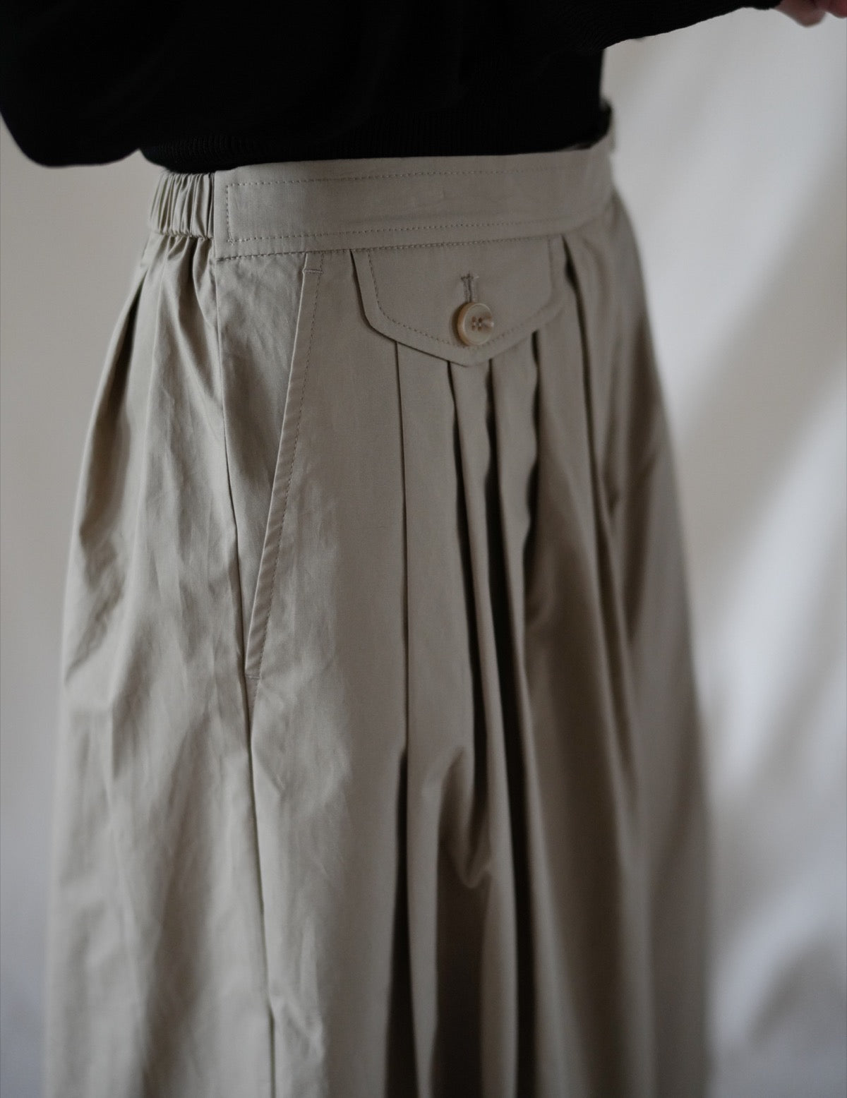 COTTON CULOTTE PANTS・BEIGE