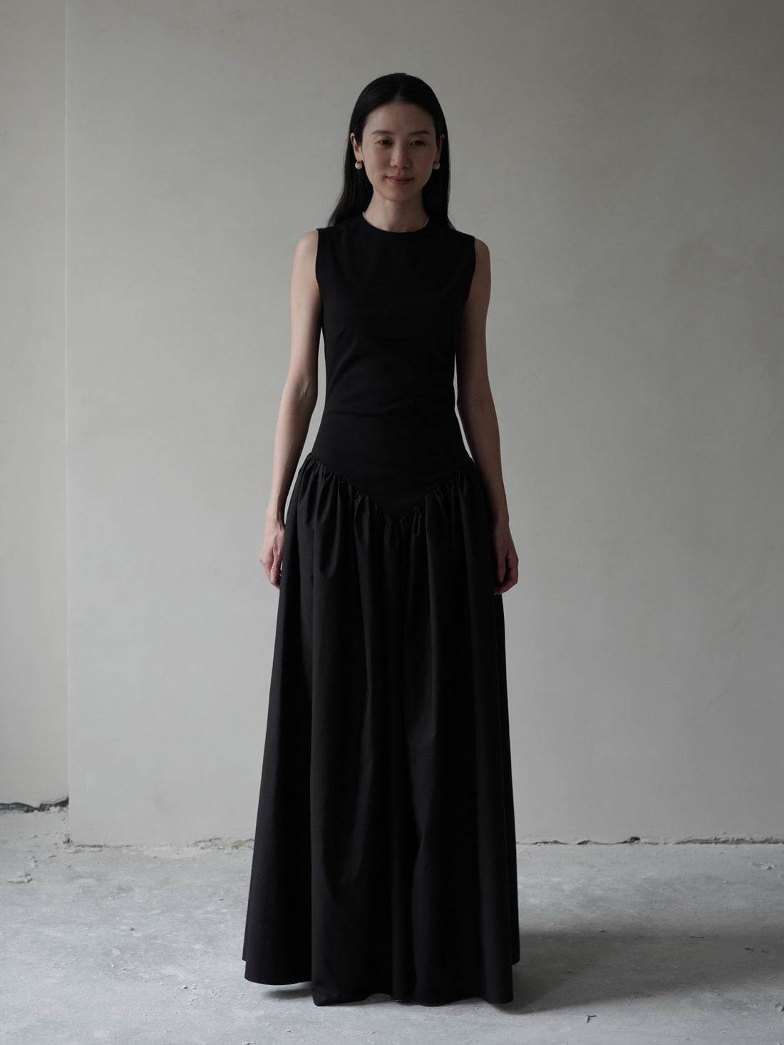 Puffed Dress・Black