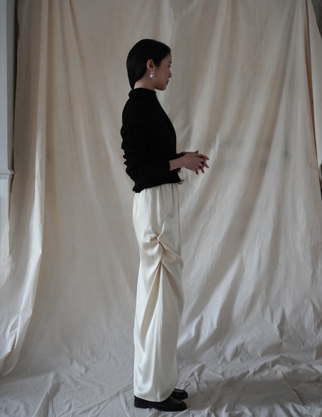 DRAPE SKIRT・CREAM