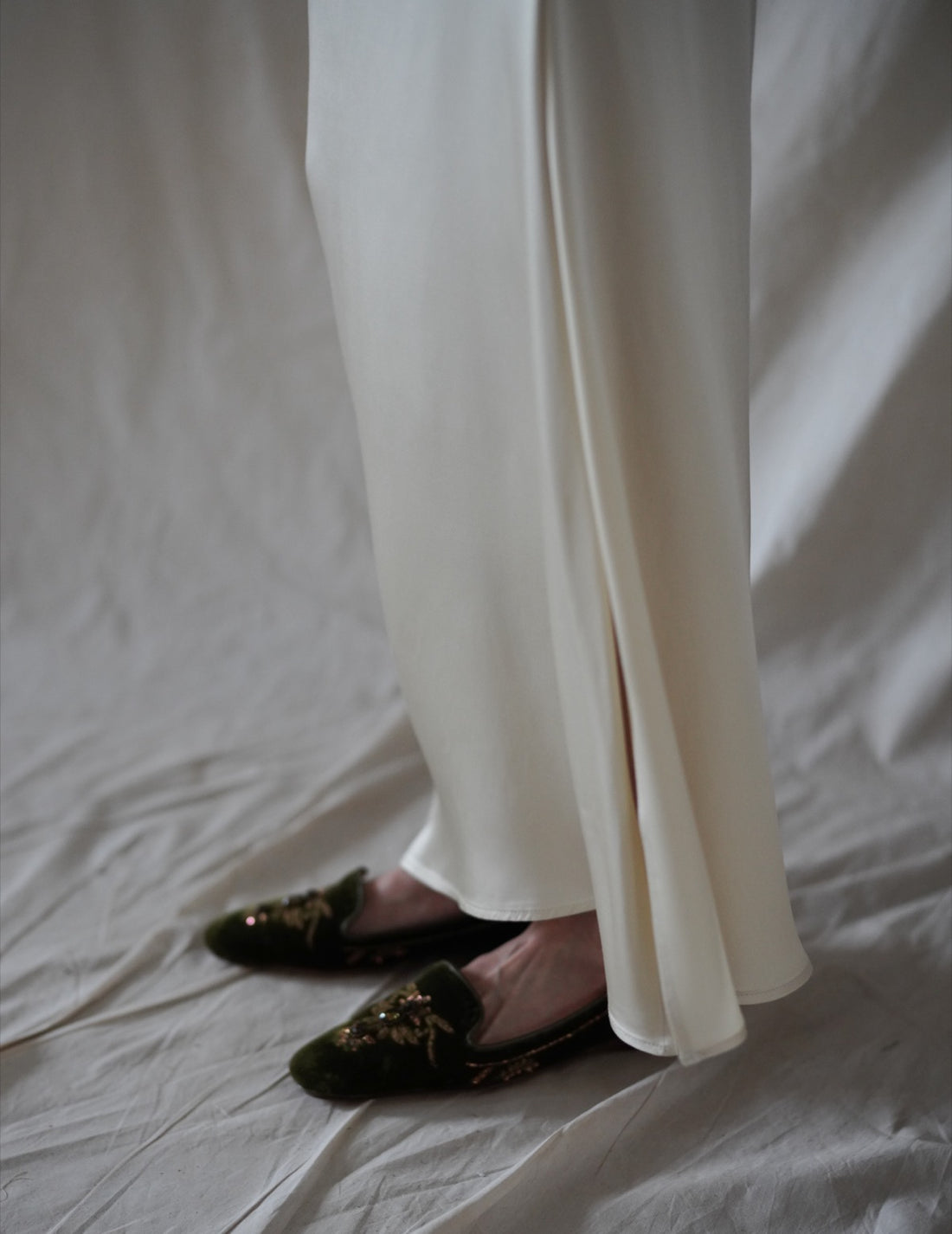 DRAPE SKIRT・CREAM