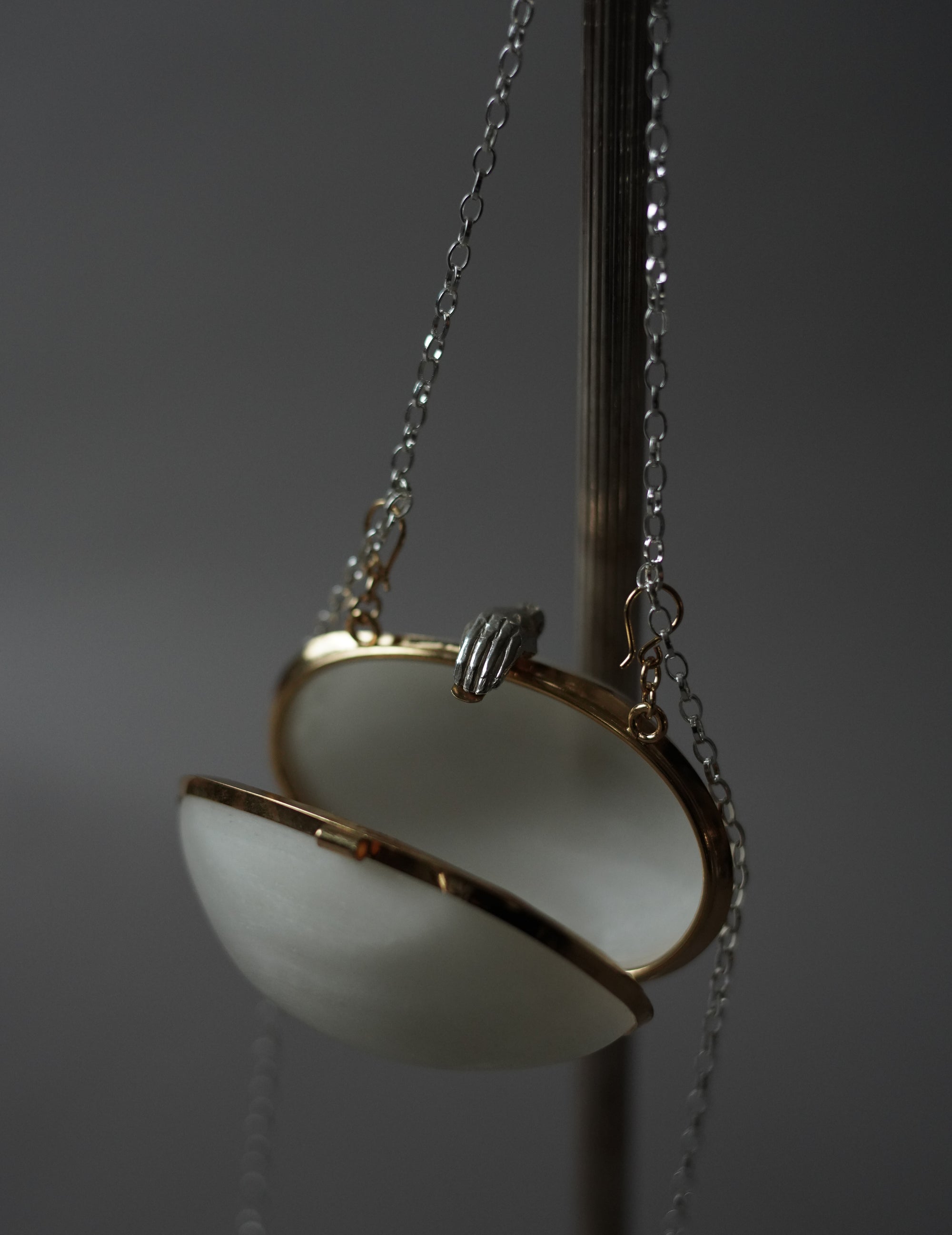 Limosnera Box Pendant Necklace